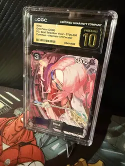 Hina One Piece 2024 Alternate Art Parallel CGC Pristine 10 - Image 2