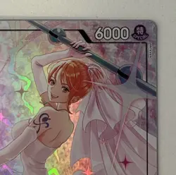 One Piece Card Game Nami OP15-086 Adventures on Kami's Island Alt Art Foil NM - Image 3