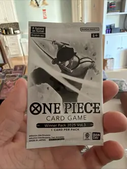 Winner Pack 2025 Vol.3 One Piece Promo Card Sealed English - Image 1