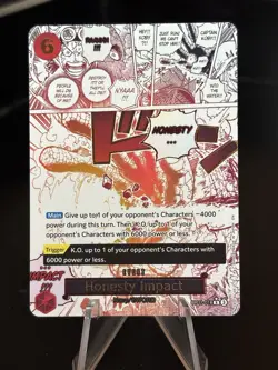 One Piece TCG Honesty Impact OP11-018 A Fist Of Divine Speed Alternate Art - Image 1