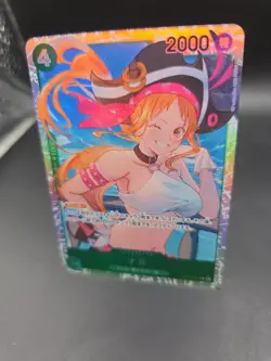 One Piece TCG Nami OP14-031 SR Super Rare OP14 Azure Seven Japanese NM/M - Image 3