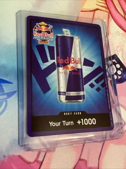 One Piece Red Bull DON!! 1k Blue Single Card Promo Foil Tournament Event NM - Image 1