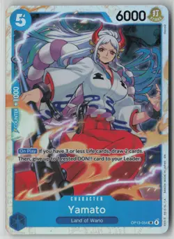 Yamato OP13-054 One Piece Carrying On His Will Super Rare Near Mint - Image 1