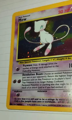 Mew Black Star Promo 9 Holo swirl - Image 2