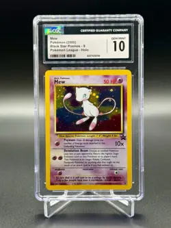 Pokemon TCG Mew 9 Black Star Promo Holo Rare CGC 10 VINTAGE WOTC FAST SHIPPING - Image 1