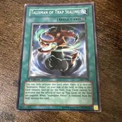 Talisman of Trap Sealing - AST-044 - Rare 1st Edition Yugioh - Image 1