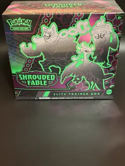 Pokemon TCG Shrouded Fable Elite Trainer Box ETB Sealed with Slight Damage - Image 1