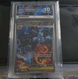 Pokemon Mega Charizard X ex 125/094 Phantasmal Flames 2025 SIR Ace 10 - Image 1
