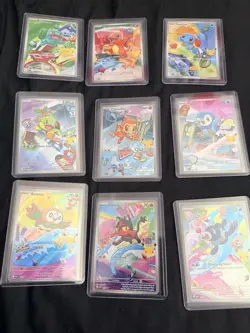 First Partner Illustration Collection Full Set 9 Cards Mint Pack Fresh Pokemon - Image 1
