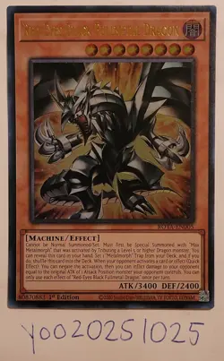 Red-Eyes Black Fullmetal Dragon - ROTA-EN005 - Ultra Rare 1st Ed yugioh NM - Image 1