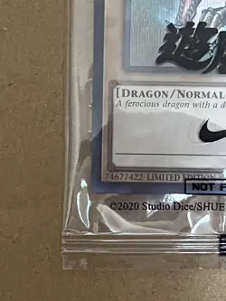 Yugioh Red-Eyes Black Dragon Nike Worlds Promo NKC1-EN002 Collaboration 2025 - Image 5