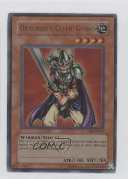 Obnoxious Celtic Guard YuGiOh Dark Beginning 2 #DB2-EN112 2005 READ - Image 1