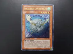 Yugioh - Crystal Beast Sapphire Pegasus FOTB-EN007 Ultimate Rare 1st Edition - Image 1