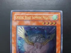 Yugioh - Crystal Beast Sapphire Pegasus FOTB-EN007 Ultimate Rare 1st Edition - Image 2