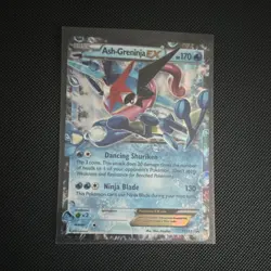 Pokemon TCG Ash-Greninja EX Holo Promo XY133 XY 170 HP English Card - Image 1