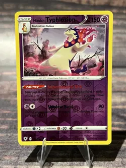 Hisuian Typhlosion 052/189 Reverse Holo SWSH10: Astral Radiance Pokemon Card - Image 1