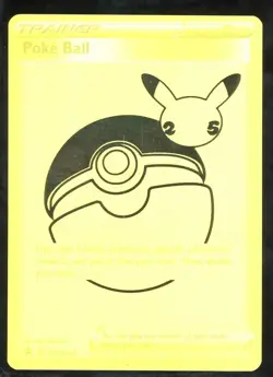 Pokemon Card - Gold Pokeball SWSH146 - 25th Anniversary - Off Centre (OC) Rare - Image 1