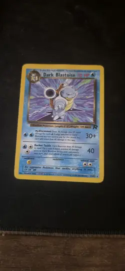 2000 Pokemon TCG Dark Blastoise 20/82 Team Rocket Unlimited Non-Holo Rare - Image 3