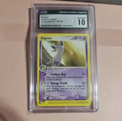 2003 Pokemon Ex Sandstorm #16/100 Espeon CGC 10 GEM MINT - Image 1