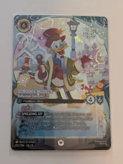Disney Lorcana Winterspell Scrooge McDuck - Reformed Ebenezer 235/204 Enchanted - Image 1