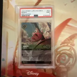 2024 DISNEY LORCANA EN 3-INTO THE INKLANDS ENCHANTED MORPH - SPACE GOO PSA 9 - Image 2