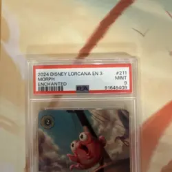 2024 DISNEY LORCANA EN 3-INTO THE INKLANDS ENCHANTED MORPH - SPACE GOO PSA 9 - Image 3