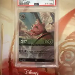 2024 DISNEY LORCANA EN 3-INTO THE INKLANDS ENCHANTED MORPH - SPACE GOO PSA 9 - Image 4