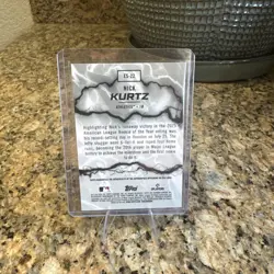 2026 Bowman Nick Kurtz Electric Sluggers Gold Refractor Auto /50 🔥 - Image 2