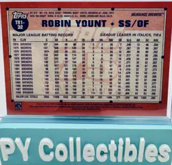 2026 Topps Japan Exclusive KOI FISH ROBIN YOUNT 1991 TOPPS 75th Brewers SP - Image 3