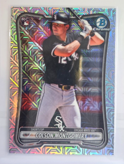 2026 Bowman Mega Box Chrome Mojo Refractor - Colson Montgomery RC #68 White Sox - Image 1