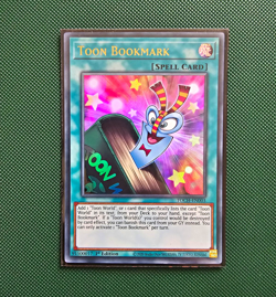 Konami Yu-Gi-Oh! Toon Bookmark TOCH-EN003 Toon Chaos 1st Ed Ultra Rare - Image 1