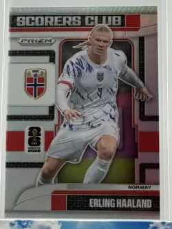 ERLING HAALAND 2026 Panini Prizm FIFA World Cup Scorers Club Silver NORWAY #13 - Image 1