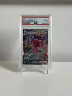 Pokemon 2021 Gengar VMAX 271/264 Alt Art Fusion Strike GEM MINT PSA 10 - Image 1