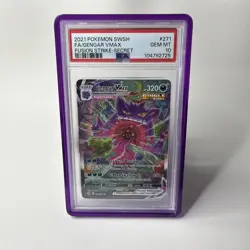 Pokemon Card Gengar VMAX 271/264 Fusion Strike PSA 10 Gem Mint✅ - Image 1