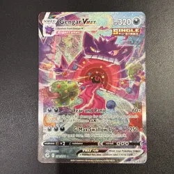 Gengar VMAX 271/264 Fusion Strike Alternate Art Pokemon TCG pack fresh! - Image 1