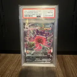 Pokemon 2021 Gengar VMAX 271/264 Full Art Secret Rare Fusion Strike PSA 8 - Image 1