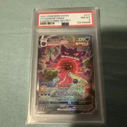Pokemon 2021 Gengar VMAX 271/264 Full Art Secret Rare Fusion Strike PSA 8 - Image 3