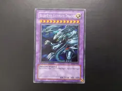 Yugioh - Blue-Eyes Ultimate Dragon JMP-EN005 Secret Rare Promo Limited Edition - Image 1