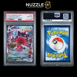 PSA 10 Gengar VMAX 271/264 Fusion Strike Alternate Art Pokemon TCG - Image 3