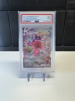 Pokemon Gengar VMAX 271/264 Alt Art Secret Rare PSA 9 Mint REGRADEU - Image 1