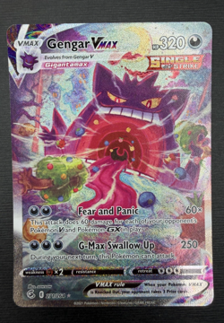 Pokemon TCG Gengar Vmax Fusion Strike 271/264 Holo NM/PL (READ DESC) - Image 1