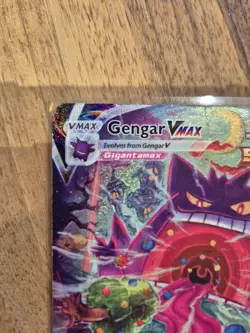 Pokemon Gengar VMAX Alt Art TCG 271/264 Fusion Strike English Damaged - Image 3