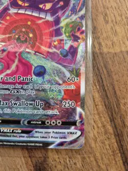 Pokemon Gengar VMAX Alt Art TCG 271/264 Fusion Strike English Damaged - Image 5
