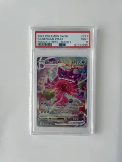 Pokemon TCG Gengar VMAX Alt Art 271/264 Fusion Strike MINT PSA 9 - Image 1