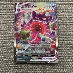Pokemon Cards Gengar Vmax Fusion Strike Secret 2021 Full Art 271/264 - Image 1