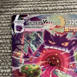 Pokemon Cards Gengar Vmax Fusion Strike Secret 2021 Full Art 271/264 - Image 2