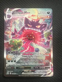 Pokemon Gengar VMAX Alt Art TCG 271/264 Fusion Strike English - Image 1