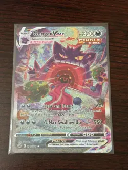 Gengar VMAX 271/264 Alt Art Secret Rare Fusion Strike Pokemon Card NM (GRADABLE) - Image 1