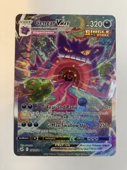 Pokemon Gengar VMAX Alt Art TCG 271/264 Fusion Strike English Near Mint / M - Image 1