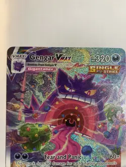 Pokemon Gengar VMAX Alt Art TCG 271/264 Fusion Strike English Near Mint / M - Image 3